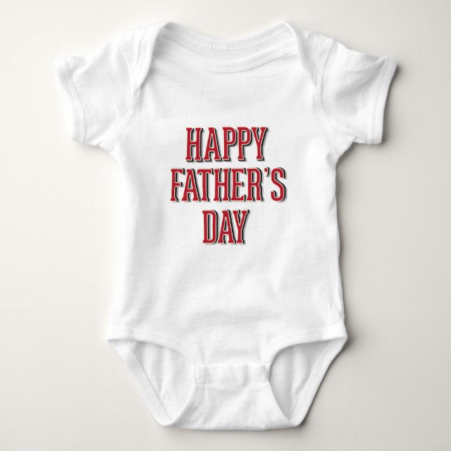 Body Para Bebê Feliz Dia dos Pais (Frente)