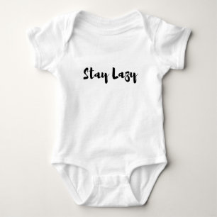 Body Para Bebê Feliz Dia Preguiçoso