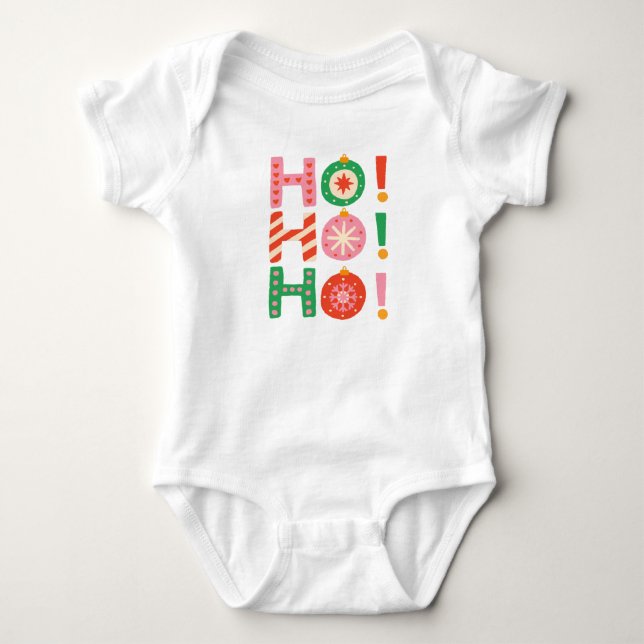 Body Para Bebê Feliz Natal (Frente)