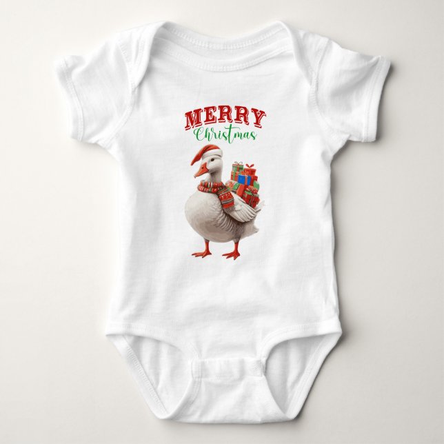 BODY PARA BEBÊ FELIZ NATAL 2026 (Frente)