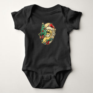 Body Para Bebê Feliz Natal Banana