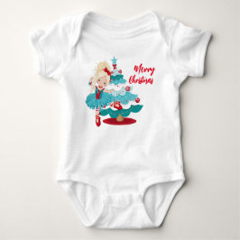 Body Para Bebê Feliz Natal Bebê Roupa