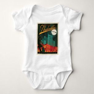 Body Para Bebê Feliz Natal de Nashville
