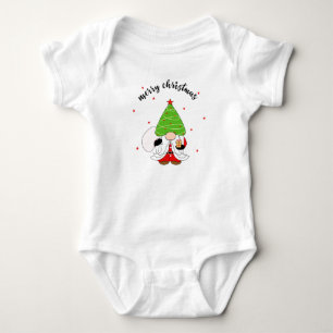 Body Para Bebê Feliz Natal Gnomo Bebê Bodycase