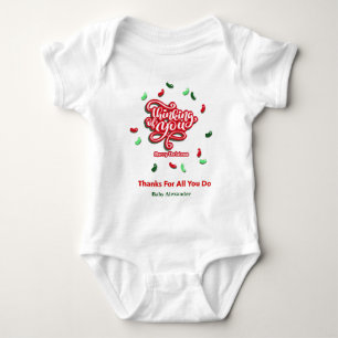 Body Para Bebê Feliz Natal Pensando em Você Personalizar