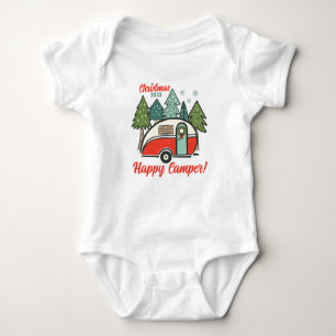 Body Para Bebê Feliz Natal personalizado