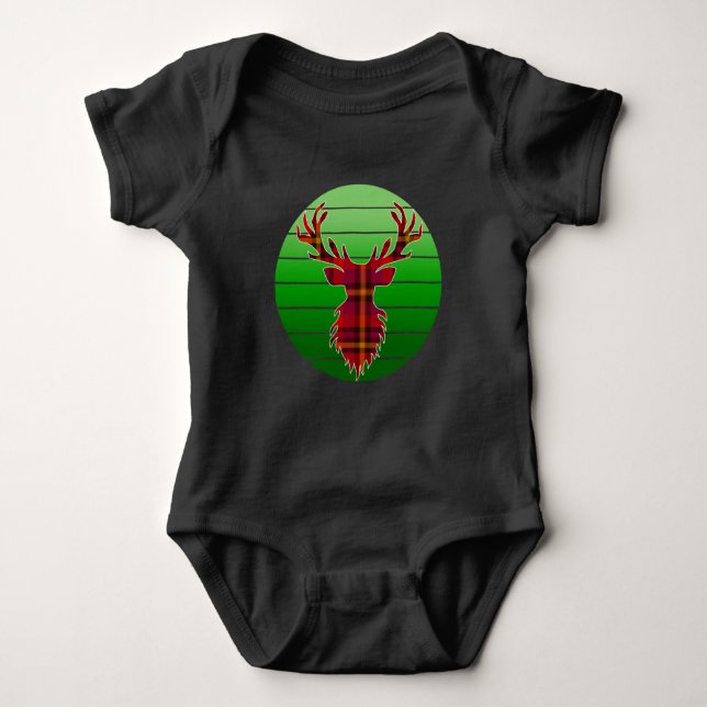 BODY PARA BEBÊ FELIZ NATAL RENDA (Frente)