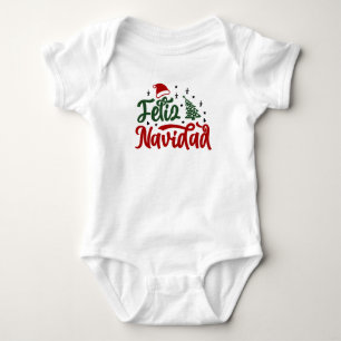 Body Para Bebê Feliz Navidad