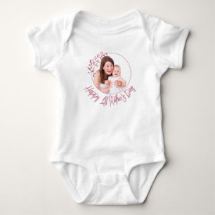 Body Para Bebê Feliz Primeiro Dia das Mães