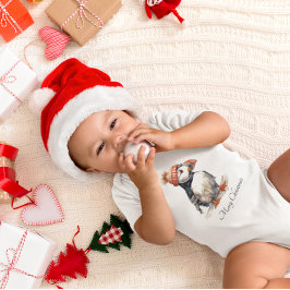 Body Para Bebê Feliz Puffin, personalizado