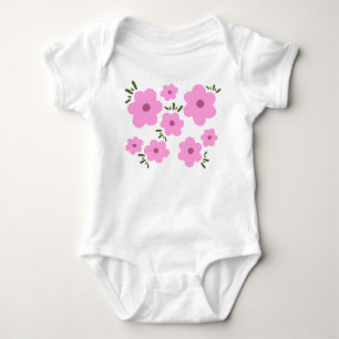 Body Para Bebê Felizes Flores