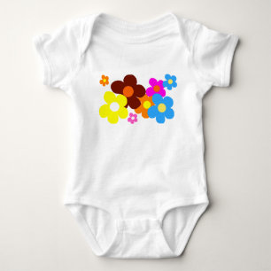 Body Para Bebê Felizes Flores