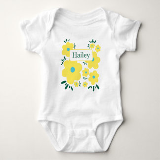 Body Para Bebê Felizes Flores