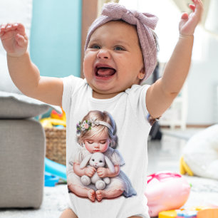 Body Para Bebê Felz pascoa Baby Girl