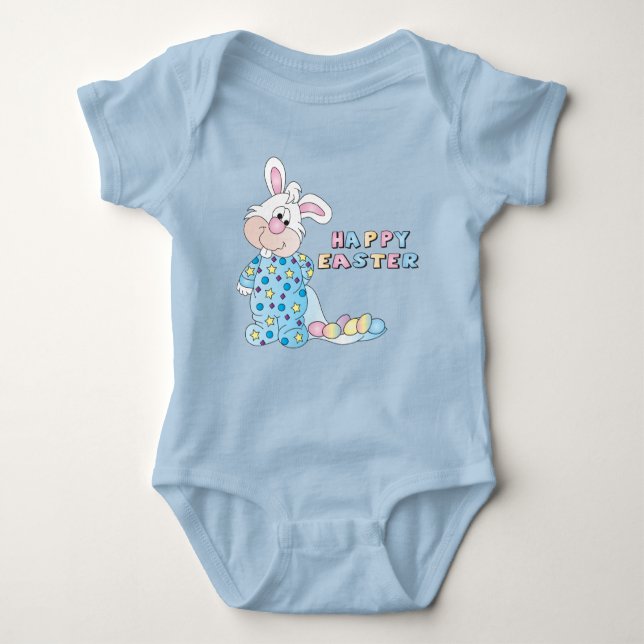 Body Para Bebê Felz pascoa Bunny (Frente)