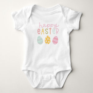 Body Para Bebê Felz pascoa T-Shirt Bebê Bodyfato
