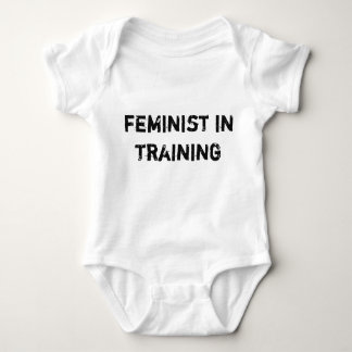 Body Para Bebê Feminista no treinamento