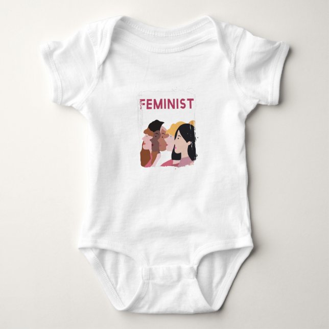 Body Para Bebê Feministas (Frente)