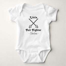 Body Para Bebê Fencing Pregnancy Announcement Little Foil Fighter