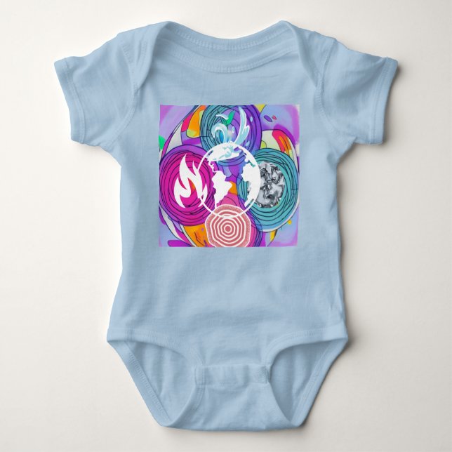 Body Para Bebê Feng Shui (Frente)