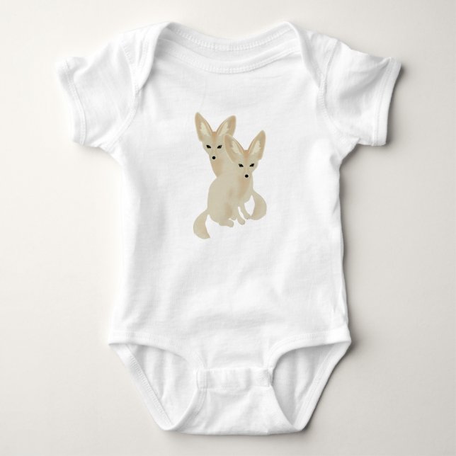 Body Para Bebê Fennec Foxes Baby Bodetau (Frente)