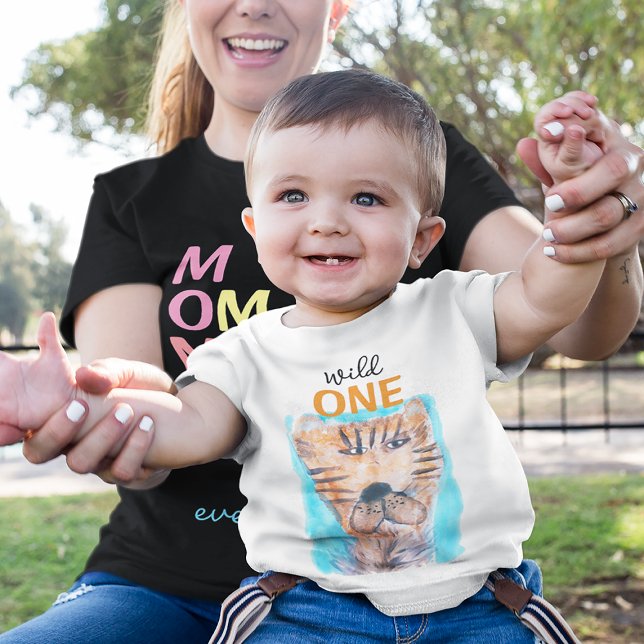 Body Para Bebê Fera Selvagem Aniversário de 1 ano (Criador carregado)