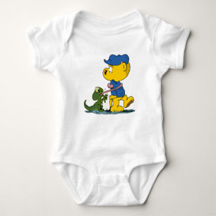 Body Para Bebê Ferald e o Bebê Lizard Baby Bodydress