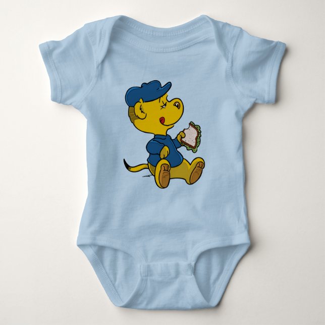 Body Para Bebê Ferald's Lettuce Sandwich (Frente)