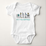Body Para Bebê Feriado Judaico Nova Iorque NYC Hanukkah Chanukah<br><div class="desc">O traje de bebê apresenta uma ilustração original de marcos Nova Iorque "vestidos" para a temporada de festas, com NEW YORK HANUKKAH em uma fonte azul divertida. Excelente de celebrar Chanukah na NYC! Não vê o que está procurando? Precisa de ajuda para a personalização? Clique em "perguntar a este designer"...</div>