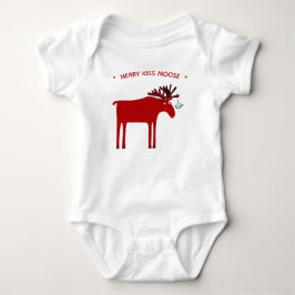 Body Para Bebê Feriado Moose Engraçado
