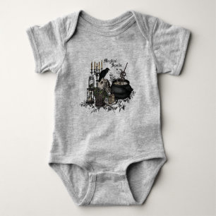 Body Para Bebê FERMENTAÇÃO moderna das BRUXAS do Dia das Bruxas