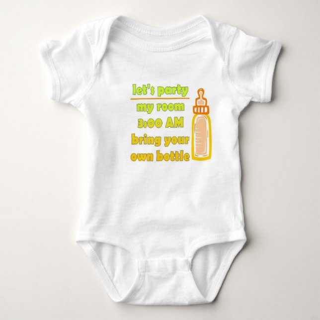 Body Para Bebê festa 3am (Frente)