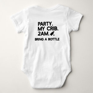 BODY PARA BEBÊ FESTA MEU CRIB