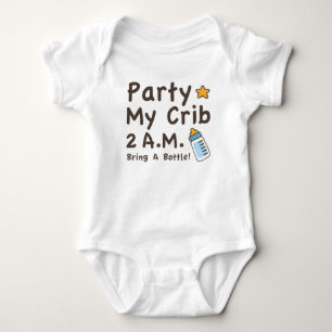 Body Para Bebê Festa. Meu Crib. 2 DA MANHÃ