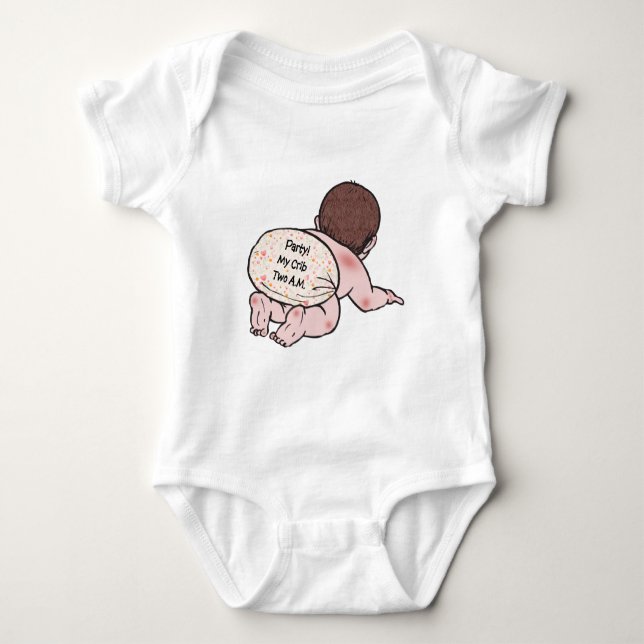 Body Para Bebê Festa Meu Crib Baby (Frente)