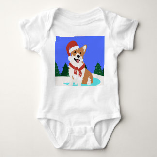 Body Para Bebê Festivo Corgi Bebê Bodydress