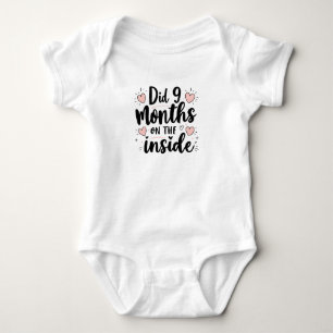 Body Para Bebê Fez 9 meses na dentro