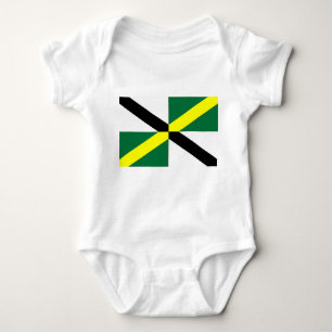 Body Para Bebê Ficheiro de bebê Patriótico com bandeira de Mont