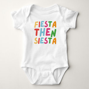 Body Para Bebê Fiesta Então Siesta Cute Mexicano Cinco De Mayo