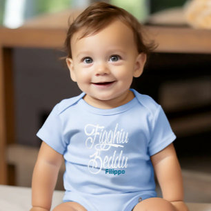 Body Para Bebê Figghiu Beddu Baby Bodysuit