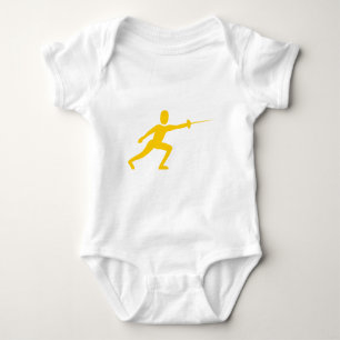 Body Para Bebê Figura de delimitação - âmbar