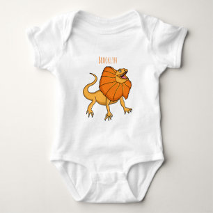 Body Para Bebê Figura de desenho animado de lagarto-de-pescoço-f