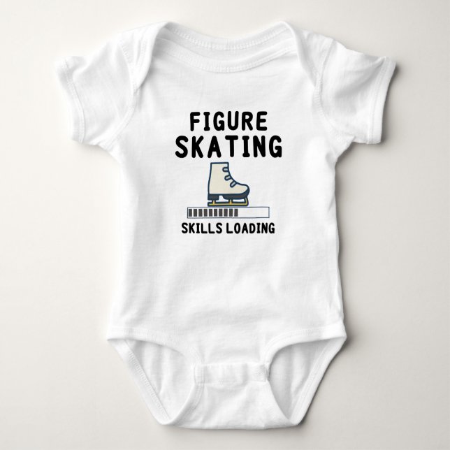 Body Para Bebê Figura Skating Skills Loading Figure Skater (Frente)