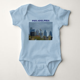 Body Para Bebê Filadélfia Skyline do Rio Walk