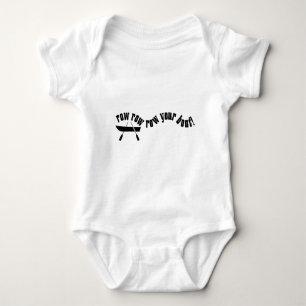Body Para Bebê Fileira da fileira da fileira seu barco!