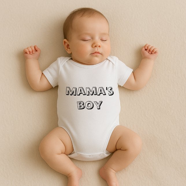 Body Para Bebê Filho da mamãe (Criador carregado)