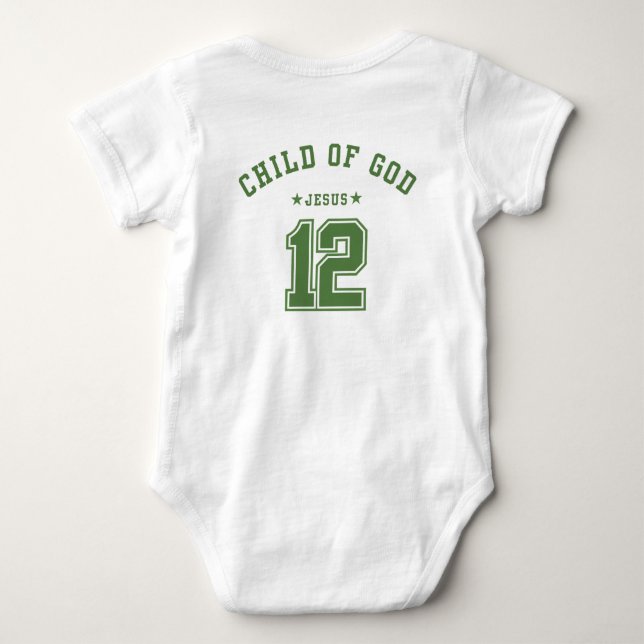 Body Para Bebê Filho de Deus (Verso)