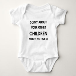 Body Para Bebê Filho Favorito Engraçado Desculpe os Outros Bebês