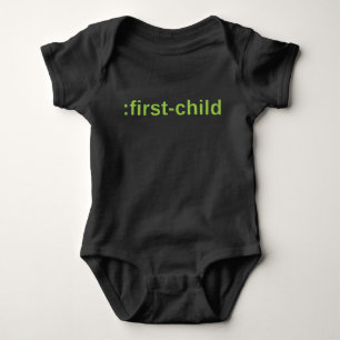 Body Para Bebê Filho Primogênito com um Seletor CSS