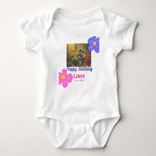 Body Para Bebê Filhos bebês primeiro aniversario adicionar nome d